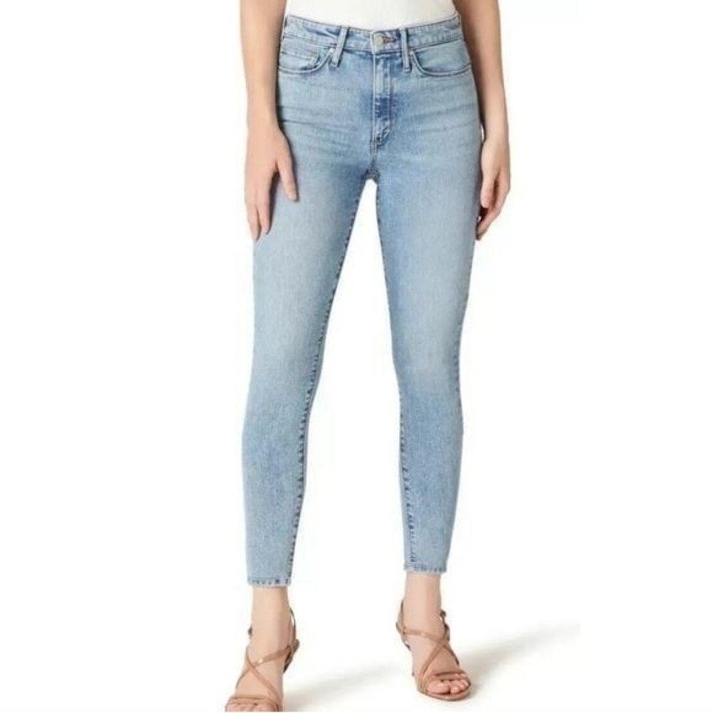JOE'S HIGH RISE SKINNY STRETCH CROP STRETCH JEANS PESSAC WASH Size 26